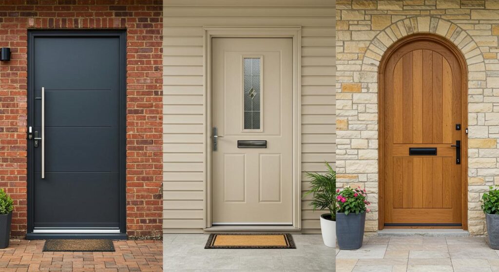 Steel vs Fiberglass vs Wood Doors